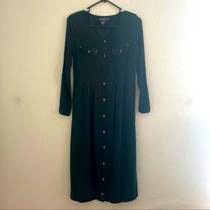 Carole Little Dress Forest Green Comfy Style Size 4